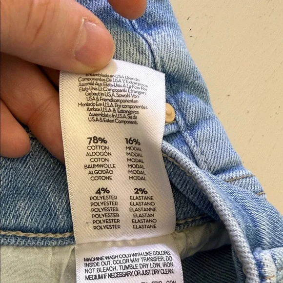 Mother Lil The Insider Crop Step Fray Size 26 Petite Limited Addition